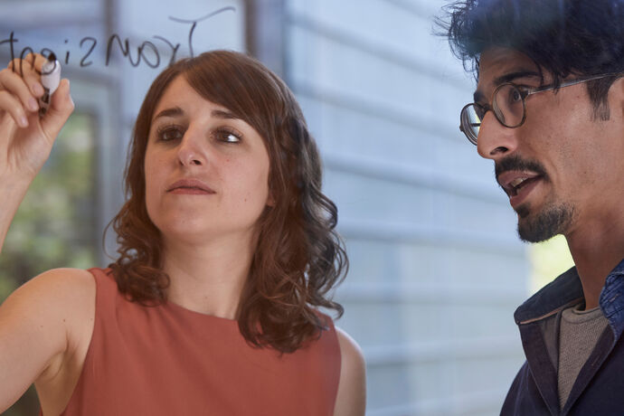 A mentor with two students - Web Module_690_460